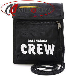 Balenciaga Explorer Shoulder Bag Nylon Black White